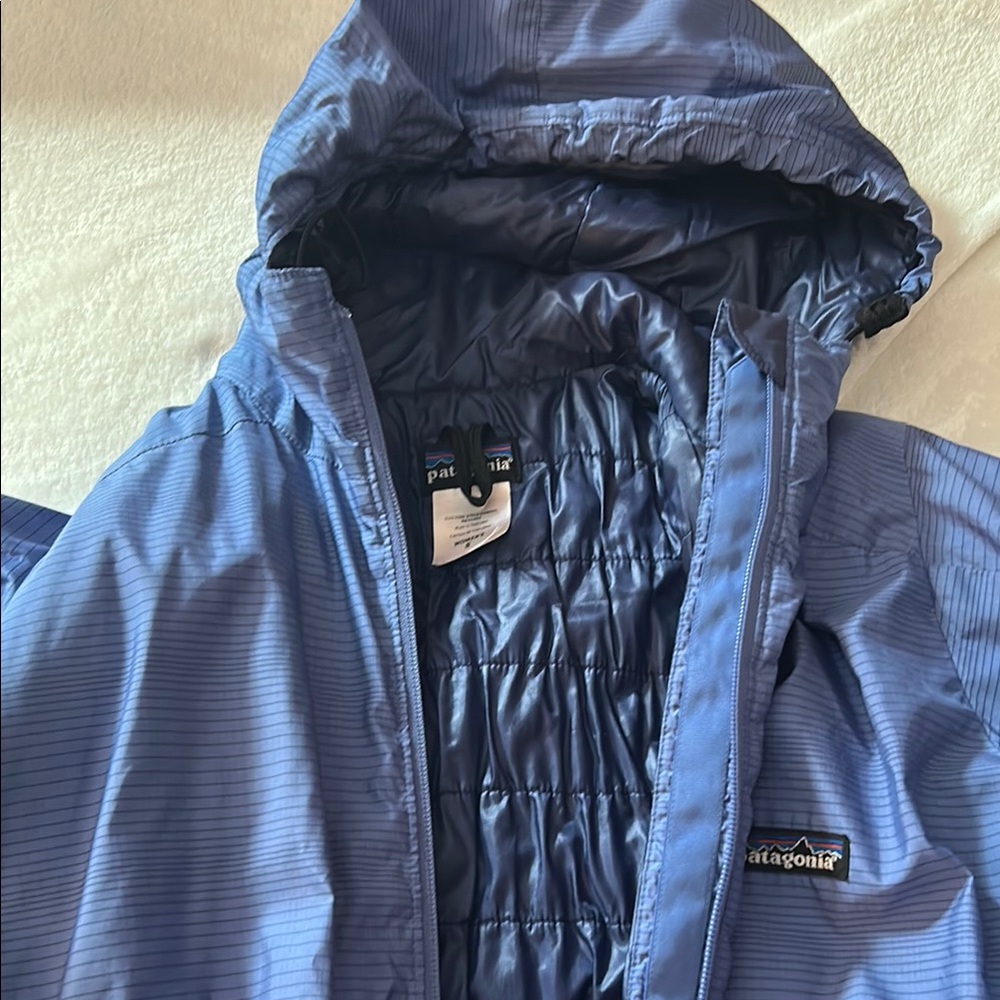 Patagonia Blue Hooded Jacket